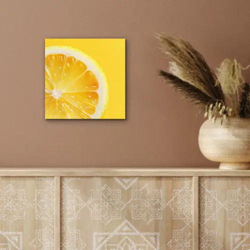 Citroen - Geel - Zonnig aluminium wit klein -sfeer4