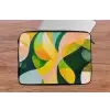Abstract - Geel - Roze - Groen laptophoes neopreen klein -tafel