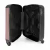 Roze-bruintint NBS - Handbagage koffer - Kinderen Unisex middel -binnenkant