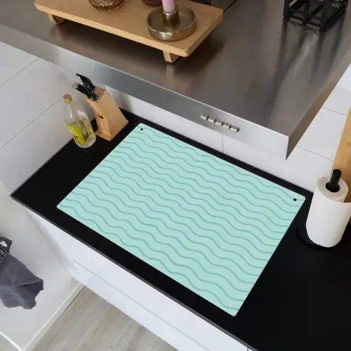Zee - Dieren - Bluewave - Blauw Inductie beschemer met haakjes klein 777 -sfeer1