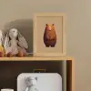 Beer - Minimalistisch - Bruin Light Box met kabel klein -sfeer2_kind