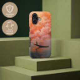 Zee - Boot - Wolken - Oranje Toughcase MagSafe Apple iPhone 17 klein -USP_PrintM_DE