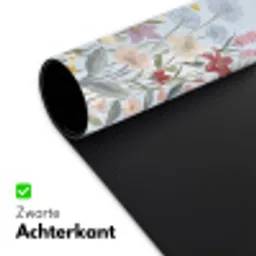 Weidebloemen - Illustratie - Kleurrijk Muismat XXL klein -sfeer2