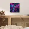 Stad - Neon -  Nacht - Roze - Graffiti plexiglas 5mm klein -sfeer4