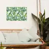 Bladeren - Monstera - Jungle - Tropical tuinposter los doek klein -sfeer7