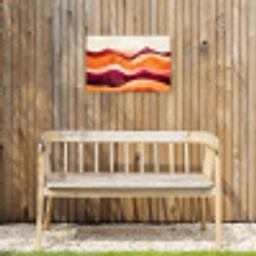 Abstract - Landschap - Golven Tuinposter op houten frame 2 cm dik klein -sfeer4