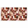 Geometrie - Modern - Retro Muismat XXL klein 681 -3d_leeg