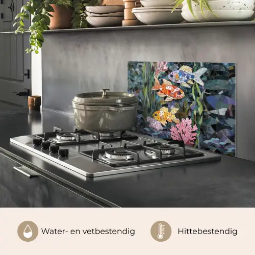 Vissen - Koraal - Zee - Mozaïek keuken achterwand spatscherm klein -usp_NL