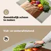Papieren - Boodschappen - Groente - Kleurrijk Inductie beschemer met haakjes klein -ky-schoon-nl