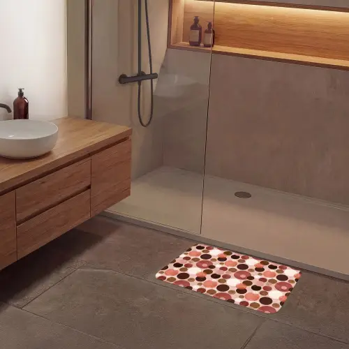 Cirkels - Modern - Kleurrijk Badmat klein 997 -sfeer2