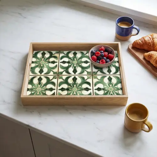 Interieur - Keramiek - Decoratie - Spaans Dienblad Rechthoek middel -sfeer2