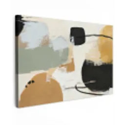 Paint - Abstract - Kleuren Tuinposter op houten frame 2 cm dik klein -3d