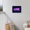 Neon - Love - Valentijn tuinposter los doek klein -sfeer8