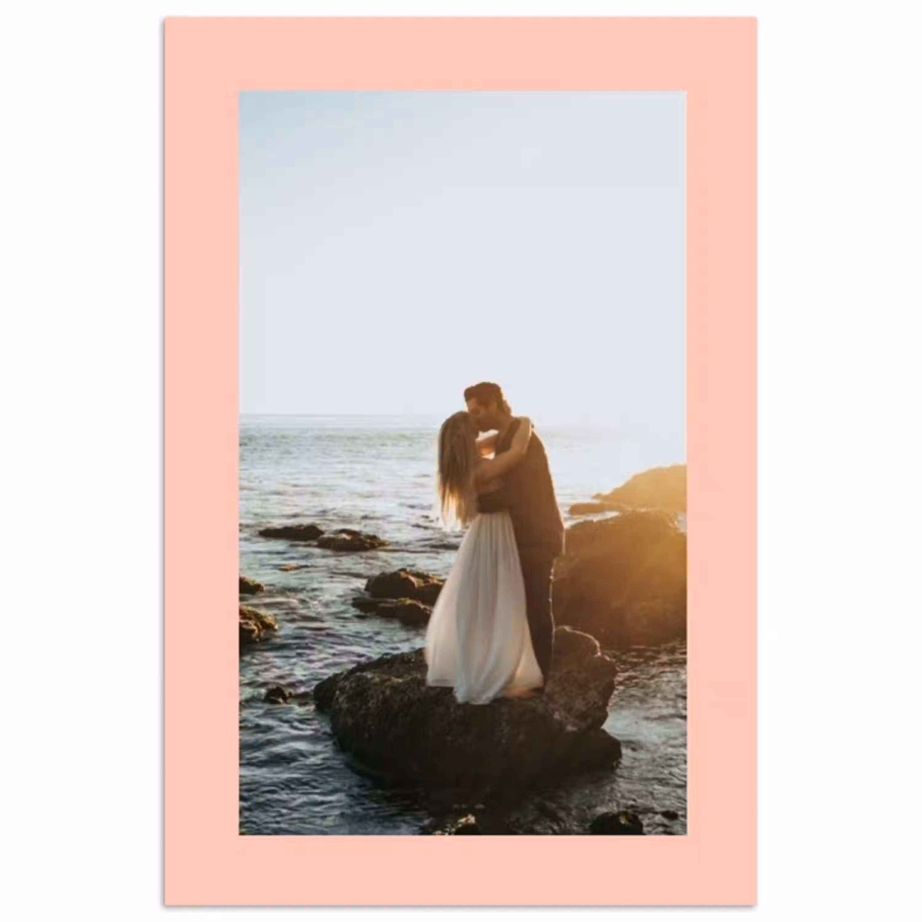 Wallpoet - Roze Border poster papier klein -3d
