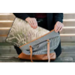 Gras - Close up - Groen laptophoes neopreen klein -tas