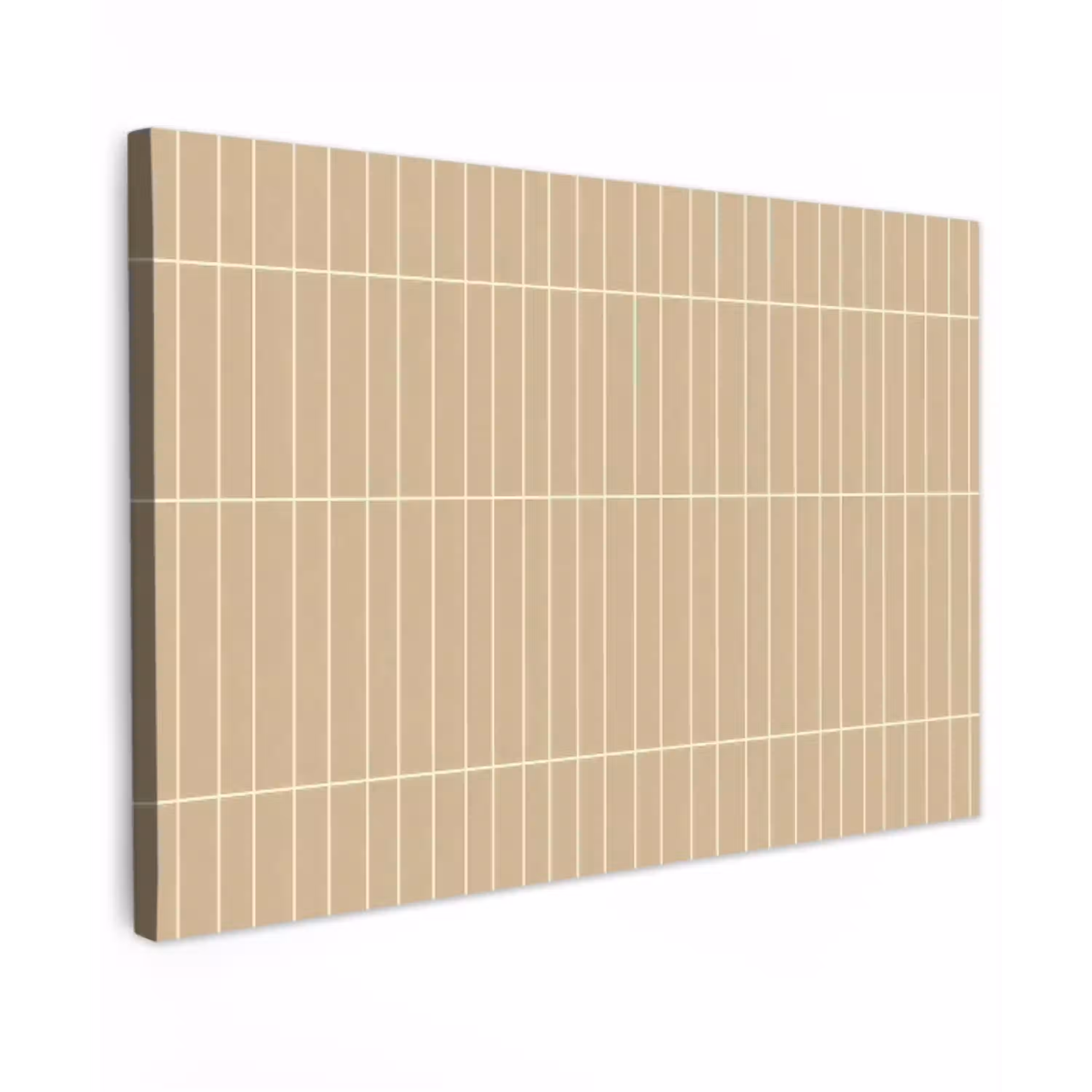 Verticaal - Wandtegel - Zand - Beige canvas 2cm klein 34 -z3d