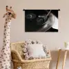 Close-up - Vinylplaat - Platenspeler - Zwart Wandkleed katoen klein -wsfeer5_kind