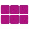 Vloeiend - Olie - Roze - Verf onderzetter kurk middel 366 -3d