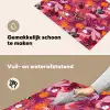 Zomer - Vlinder - Donker - Roze Inductie beschemer met haakjes klein 777 -ky-schoon-nl
