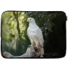 Arend - Hout - Wit - Planten laptophoes neopreen klein -zkaufland3dotto