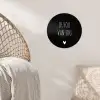 Ik hou van jou - Spreuken - Quotes Wandcirkel behangsticker klein -sfeer4