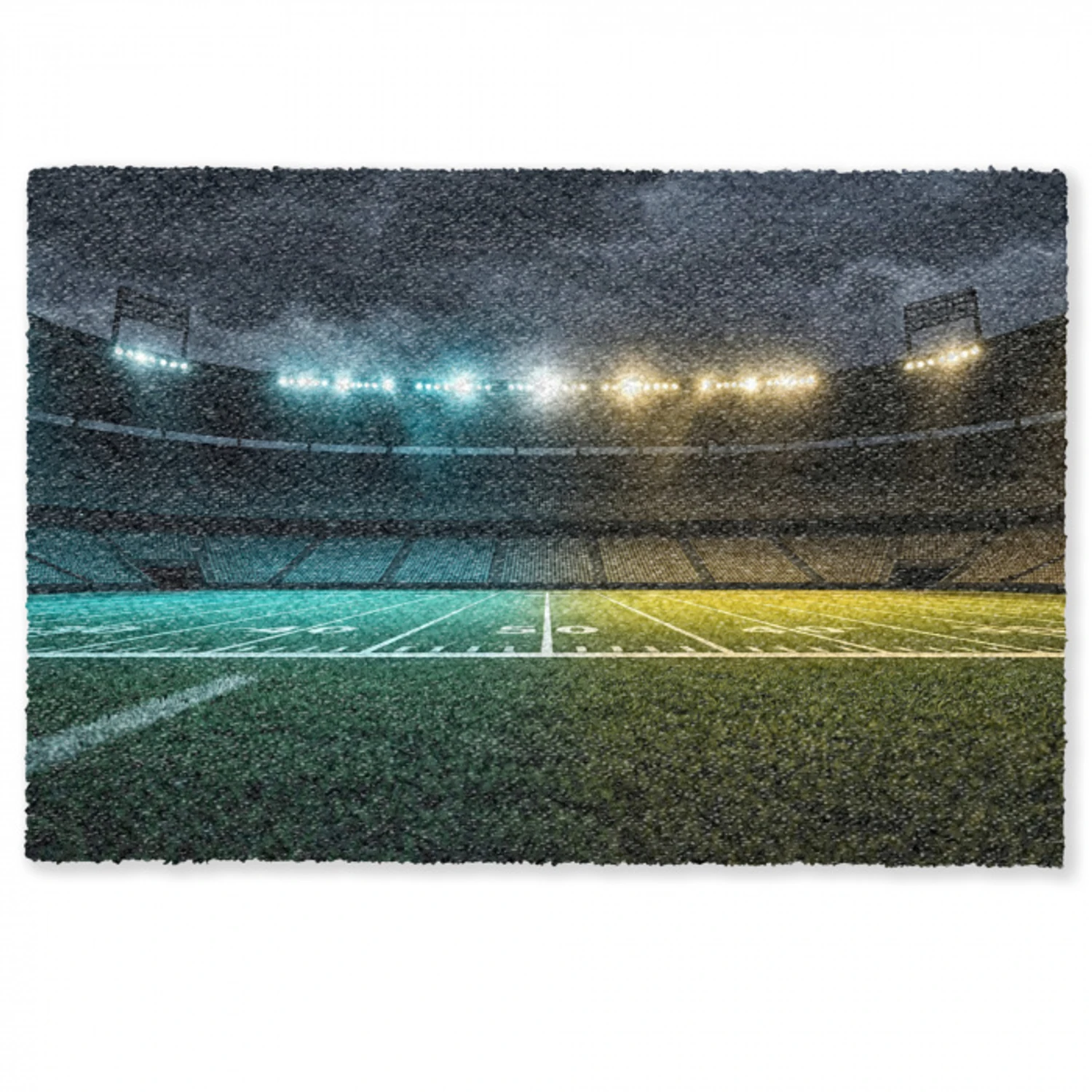 Voetbal - Stadion - Nacht - Modern Deurmat klein -zkaufland3d