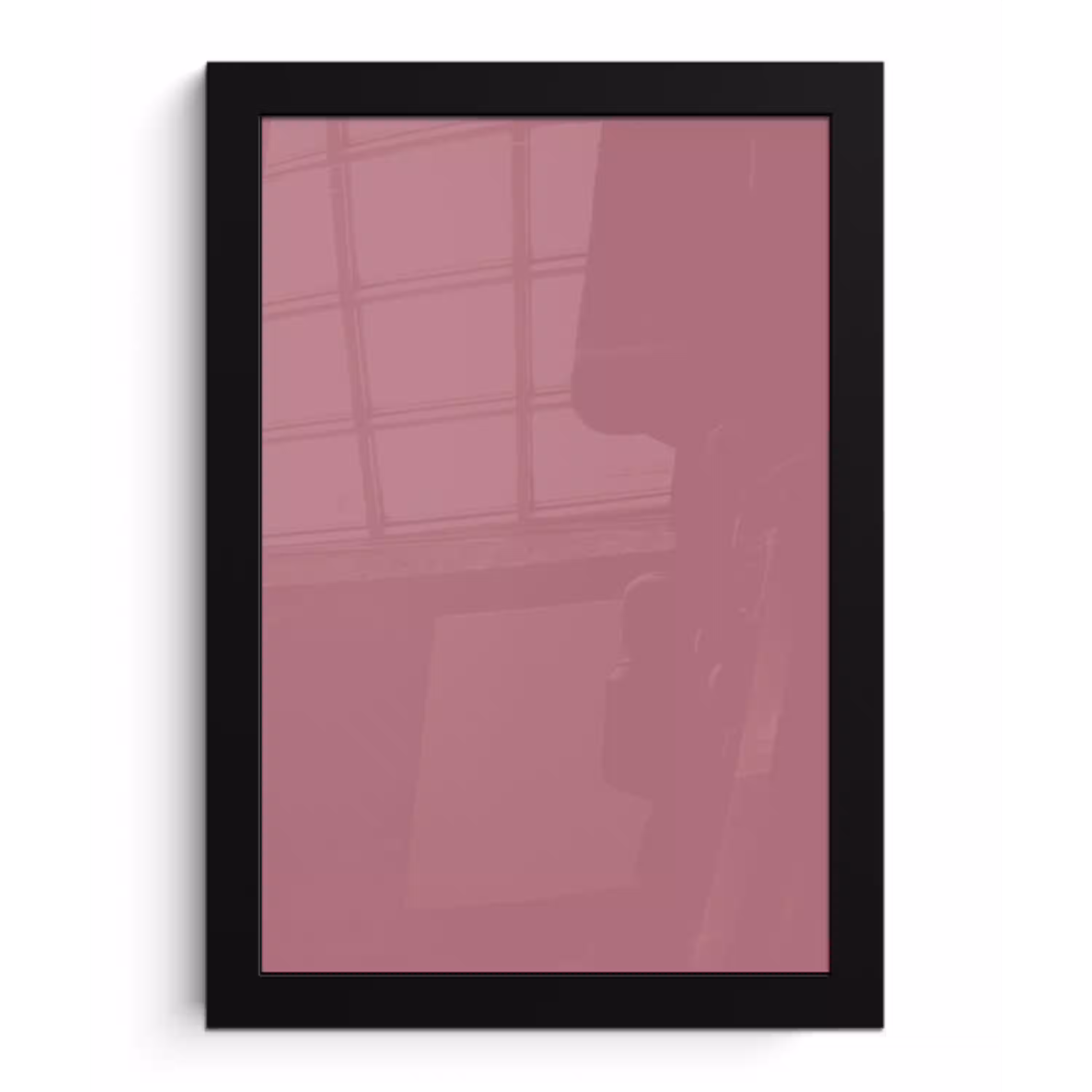 Antique - Mauve - Roze fotolijst zwart zonder passe partout klein 224 -3d