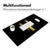 Kreeft - Geel - Stippen - Effen Muismat XXL klein -sfeer4