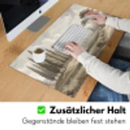 Vallei - Tuin - Natuur - Groen Muismat XXL klein -ysfeer3_duits