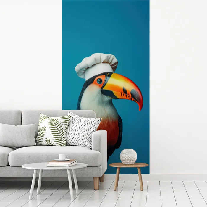 Toekan - Papegaai - Vogel - Koksmuts fotobehang vinyl groot -woonkamer