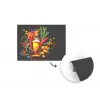 Olijfolie - Graffiti - Peper - Olijven - Modern fotobehang vinyl groot -3d