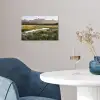 Berglandschap - Rivier - Bos poster papier klein -sfeer3