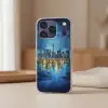 Skyline Toronto - Water - Stadslichten - Toren Telefoonhoesje iPhone 17 Pro klein -sfeer2