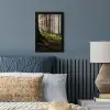Zon - Takken - Bomen - Bos - Natuur fotolijst zwart zonder passe partout klein -sfeer3