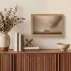 Bootje - Blaadjes - Goud - Water Light Box met kabel (Tafellamp) klein -sfeer2