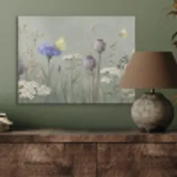Vlinders - Wildbloemen - Illustratie - Kleurrijk PET vilt klein -sfeer2