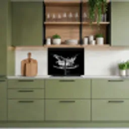 Water - Splash - Water - Zwart keuken achterwand 2 middel -sfeer3