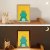 Nijlpaard - Vogels - Groen - Geel Light Box met kabel klein -sfeer3_kind