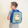 Kawai - Alpaca - Groen Kinderrugzak - Blauw middel -sfeer2