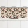 Klassiek - Vogels - Kleurrijk keuken achterwand 2 middel 871 -3d