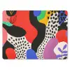 Abstract - Vormen - Kleuren - Stippen muismat rubber klein -3d