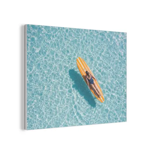 Surfboard - Water - Badpak - Oranje PET vilt klein -3d