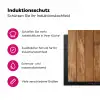Natuurlijk Eikenhout Inductie beschermer vinyl 3mm klein -zzzzzzz-lf-ups