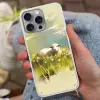 Schaap - Weide - Groen Hoesje iPhone 16 Pro Max met koord klein -sfeer3