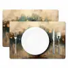 Boom - Abstract - Bruin - Goud - Industrieel Placemat vinyl groot -zzsfeer2_Kitchenyeah-website