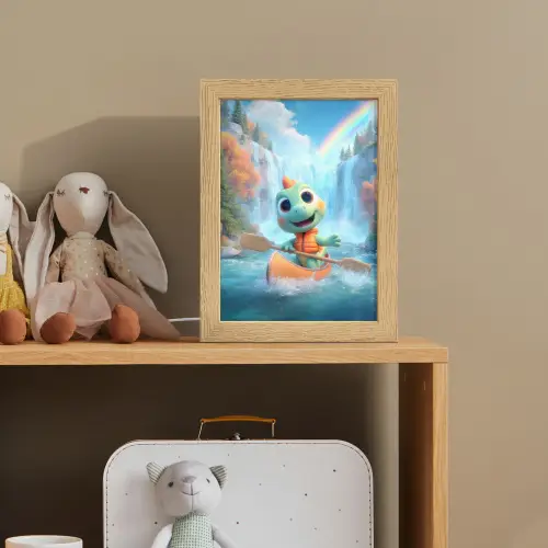 Dino - Natuur - Waterval Light Box met kabel klein -sfeer2_kind