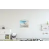 Siergras - Wind - Lichtbruin textielposter latten blank klein -kinderkamer