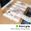 Ruitpatroon - Aardetinten - Minimalistisch Muismat XXL klein 681 -sfeer3