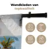 Deur - Manden - Planten Wandkleed katoen middel -sfeer2