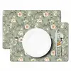 Roze - Vogels - Kleurrijk Placemat vinyl groot 368 -zzsfeer2_Kitchenyeah-website